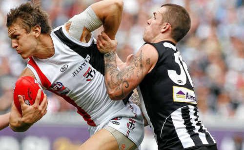 St Kilda’s Sean Dempster in action during last year’s drawn AFL grand final. St Kilda’s Sean Dempster in action during last year’s drawn AFL grand final.